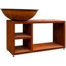 Quoco Piatto Tavolo Large Corten
