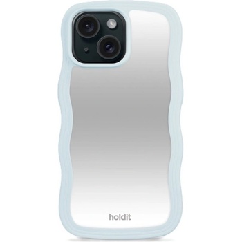 Holdit Калъф Holdit - Wavy, iPhone 13/14/15/16e, Mineral Blue/Mirror (7330985163135)
