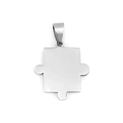 Šperky4U Ocelový přívěsek destička puzzle DR1189 P