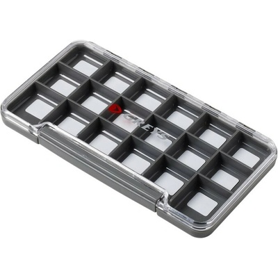 Greys Slim Waterproof Fly Box 18 priehradok