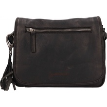 Justified dámská kožená crossbody kabelka Hoben černá