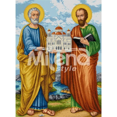 Milena Style Св. Св. Петър и Павел - гоблен със схема конци dmc 1: 1