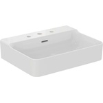 Ideal Standard Conca Ceram - Умивалник 60x45 см, с преливник, 3 отвора за смесител, бял T378801 (T378801)