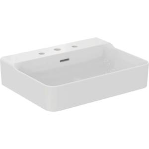 Ideal Standard Conca Ceram - Умивалник 60x45 см, с преливник, 3 отвора за смесител, бял T378801 (T378801)