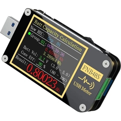 FNIRSI FNB48S digitální USB multimetr, USB tester s detekcí nabíjecích protokolů FNB48S Standard