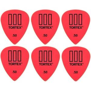 Dunlop 462R 0.50 Tortex TIII 6 Перце за китара (<![CDATA[462R50-6PACK-SET]]>)