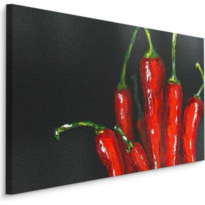 Moderní obraz na plátně do kuchyně Chilli Papričky Varianta: 100x70