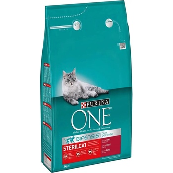 Purina ONE Sterilcat hovězí 3 kg