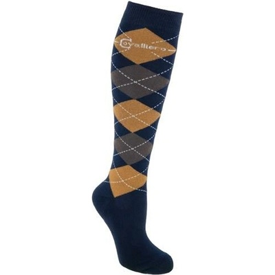 Covalliero Jezdecké podkolenky Brescia modro hnědé – Zboží Dáma