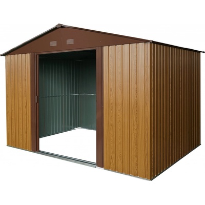 BestBerg ZDB-7D / 7,2 m² / 301 x 238 x 214 cm / barva červené dřevo / hnědá
