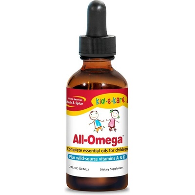 North American Herb & Spice Rybí olej pre deti All-Omega 60 ml