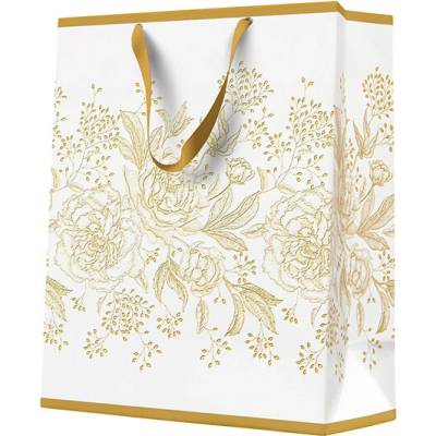 Darčeková taška Premium Rose Peonies, large - 26,5x33,5x13 cm