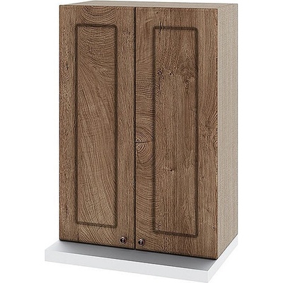 ИРИМ Висок горен кухненски шкаф за аспиратор с две врати Сити МФ-Дъб натурал-06-117 60/30/86 см