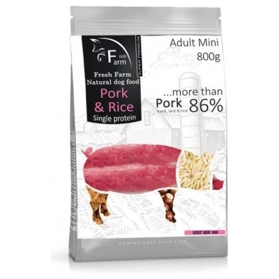 Fresh Farm Adult Mini Single Protein Pork & Rice 5 kg