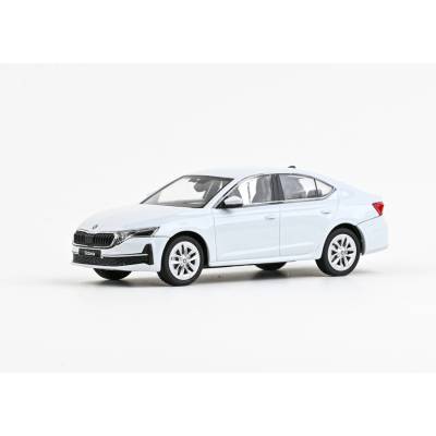 Abrex Škoda Octavia IV FL (2024) - Biela Moon Metalíza 1:43