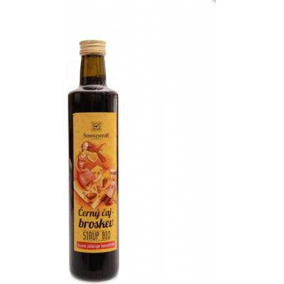 Sonnentor Černý čaj broskev sirup bio 0,5 l