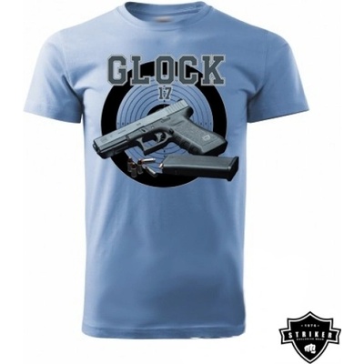 Tričko Striker Glock 17 modré