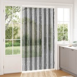 vidaXL Мрежа против насекоми Шенил Сив и черен 118 x 220 cm 100% ПП (42034428)