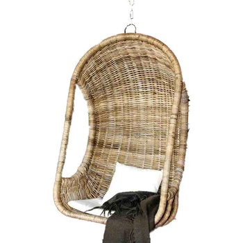 Hitra Ratanová závěsná KLEC kubu grey vč. polstru