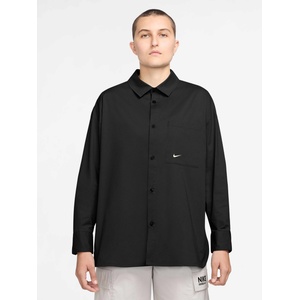 Nike Риза w nsw nk chll ppln ls btn top (hj0715-011)