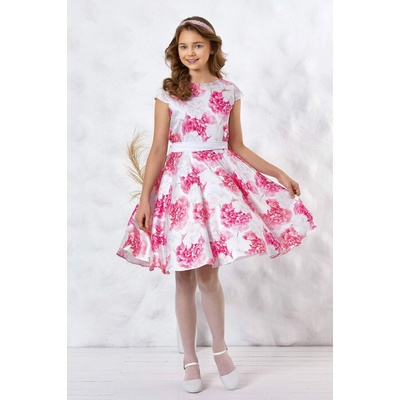 Fashionkids dievčenské šaty MARY M/474 ecru