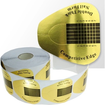 Excelent šablony Competitive Edge na nechty zlaté 100ks