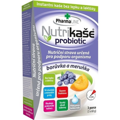 Nutrikaše probiotic meruňka a borůvka 180 g – Zboží Dáma