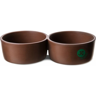 JK ANIMALS keramická dvojmiska pre králiky 2x15 cm