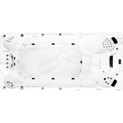 Sunspa Swimspa Titan 626 421 x 228 x 137 cm Silver Marble/Antracit