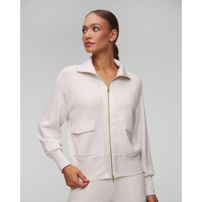 Varley Roxbury Zip Through dámská mikina šedá