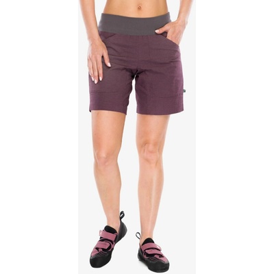 Edelrid Sansara Shorts II dámské lezecké kraťasy dark plum