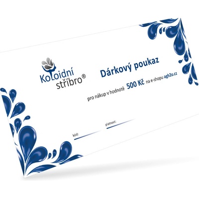 Dárkový poukaz 500 Kč