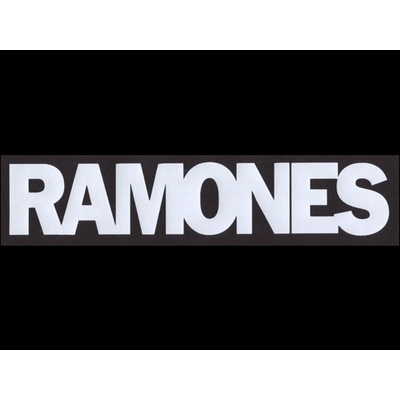 Zádovka RAMONES bw nápis
