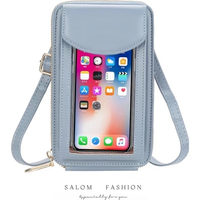 Dámská mini taška SALOM A081403 Světla modrá