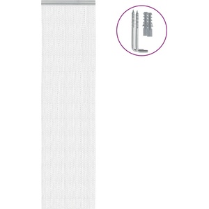 vidaXL Мрежа за врата с верижки, 56x202 см, алуминий (4010007)