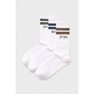 Jack & jones 3PACK Мъжки памучни чорапи JACK AND JONES JACDavid по-дълги (3p12298980_pon)