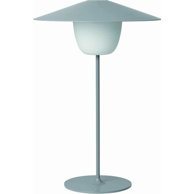 Prenosná stojaca LED lampa Blomus stredná šedá