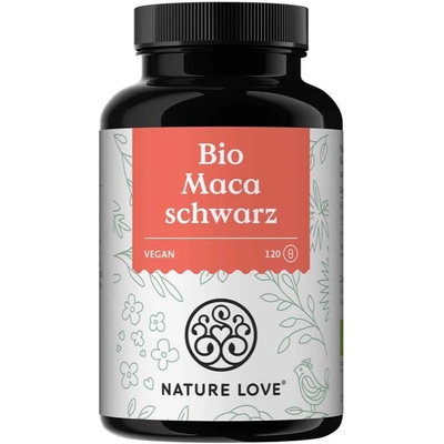 Nature Love BIO Maca peruánská černá + Bio Acerola 120 kapslí