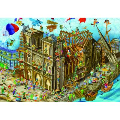 D-Toys - Puzzle Cartoon Collection - Notre Dame II - 1 000 piese