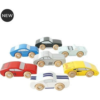Le Toy Van Set drevených športových autíčok