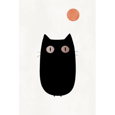 Plagát, Obraz - The Cat, Kubistika, 26.7 × 40 cm