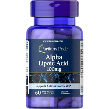 Image 1 of Puritan's Pride Alpha Lipoic Acid 100 mg [60 капсули]
