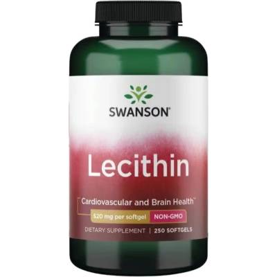 Swanson Soy Lecithin Non-GMO 520 mg [250 Гел капсули]