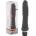 Силиконов вибратор с релефна повърхност, 25см. - Classic Vibrator Black (SEVCR01418)