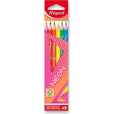 Maped Pastelky Neon 6 ks 831801