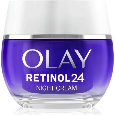 Olay Retinol 24 Night Cream hydratační a obnovující noční krém s vitamínem E 50 ml