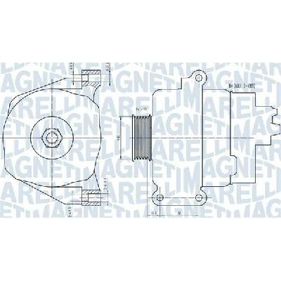 Alternátor MAGNETI MARELLI 063731766010