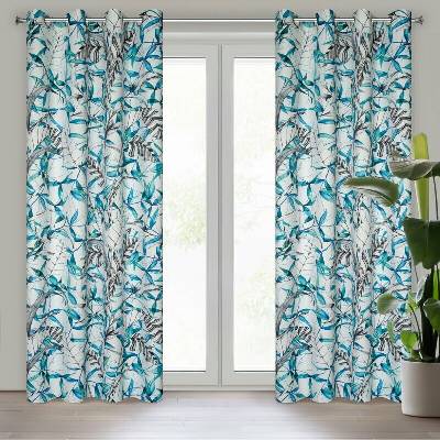Takoy Zatemňovací záves IGA s modernou botanickou potlačou 140 x 250 cm-HF-410706 | 140 x 250 cm