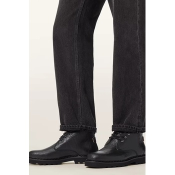 AllSaints Кожени половинки обувки AllSaints Skiff Mid Boot мъжки в черно M028FD (M028FD)