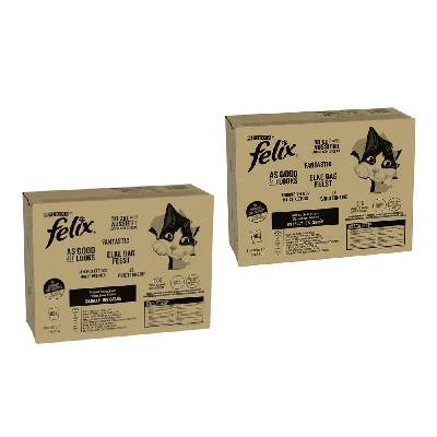 Felix Fantastic hovězí kuře tuňák treska v želé 160 x 85 g